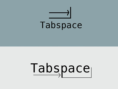 tabspace logo 30daylogochallenge art design icon illustrator logo logocore tabspace type typography vector