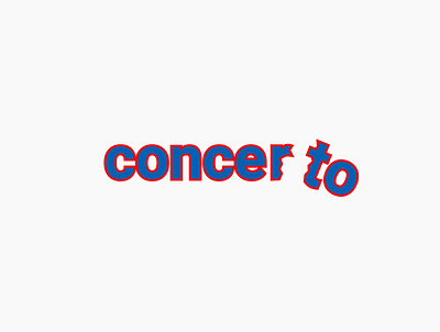 concerto logo 30daylogochallenge art concerto design icon illustrator logo logocore ticket type typography vector