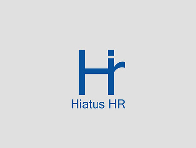 hiatus hr logo 30daylogochallenge art design hiatushr icon illustrator logo logocore type typography vector