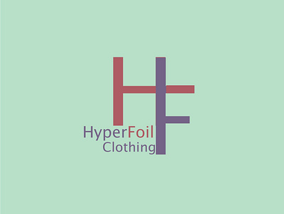 hyperfoilclothing logo 30daylogochallenge art design hyperfoilclothing icon illustrator logo logocore type typography vector