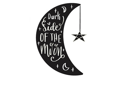 moon graphicdesign handlettering lettering moderncalligraphy typography