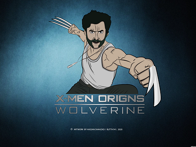 X Men Wolverine vector art cartoon character design game design illstrator illustration vector art vectorart x men