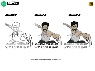 X Men Origins Wolverine Vector Art