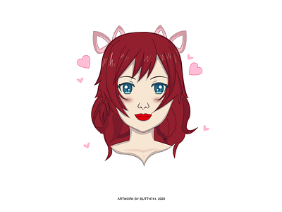 Anime Style Girl Chat-Bot anime anime style cartoon design character characterdesign manga