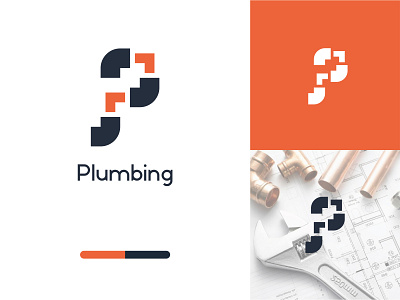Plumbing brand icon illustration letter logo logo design logodesign logos logotype logotype design logotypedesign logotypes mark new logo plumber plumbing typography vector web