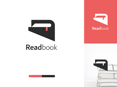 Readbook book booking brand designer icon illustration lettering library logo logo design logodesign logos logotype mark minimal read site typography vector