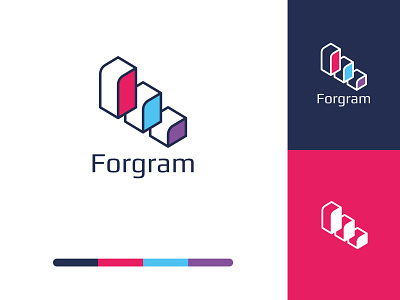 Forgram brand diagrams document icon illustration kazan letter logo logodesign logos logotype love mark minimal minimalist logo russia typography vector website