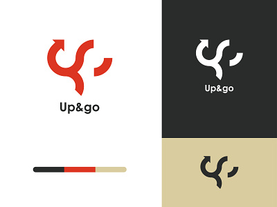 Up&Go Logo Idea arrow arrow logo brand branding go graphic design icon illustration letter logo logo design logodesign logotype mark minimal minimalism pointer typography up