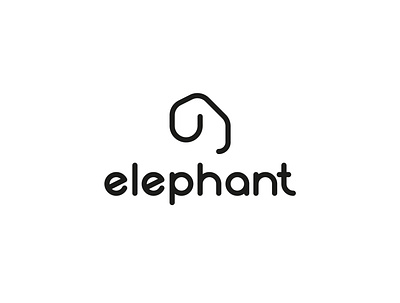 Elephant animal animals logo blackletter brand elephant elephant logo font icon illustration letter logo logodesign logotype logotypes mark minimalism minimalist logo typography vector