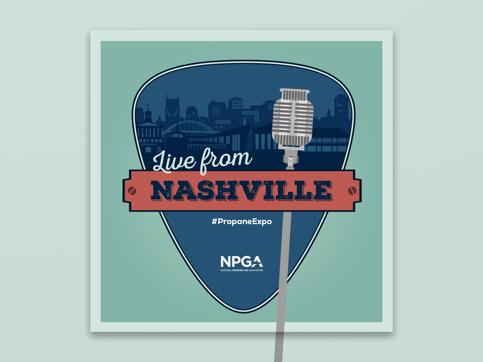 Nashville Propane Expo | National Propane Gas Association branding design flat gif illustration illustrator social media social media design typography vector