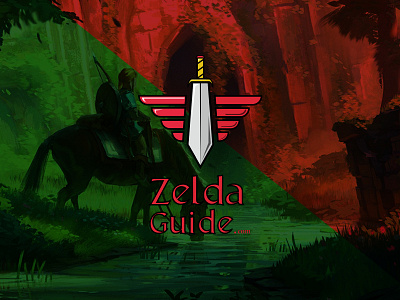 Zelda Guide Logo art branding design flat icon illustration illustrator logo minimal vector