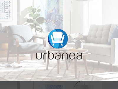 Urbanea Logo Design animation branding design easy furniture furniture app furniture logo furniture store furniture website greyline media logo illustration style nations typography
