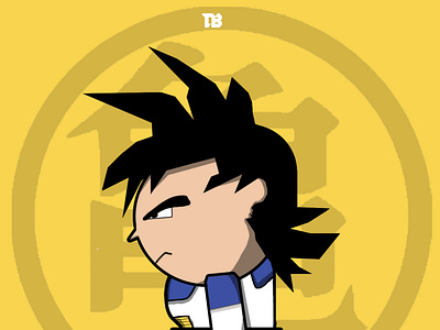 VEGETA BOBBLE HEAD bobblehead design dragonball goku illustration photoshop vegeta