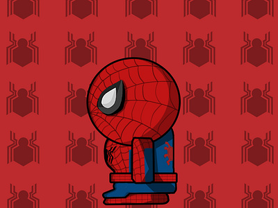 Spiderman Bobble Head artist bobble bobblehead design illustration peter parker photoshop spiderman