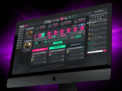 CS:GO gambling site design csgo gambling roulette ui ux webdesign