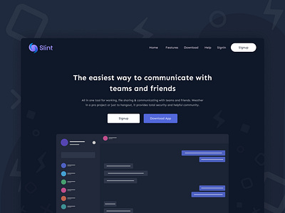 Landing page | Slint