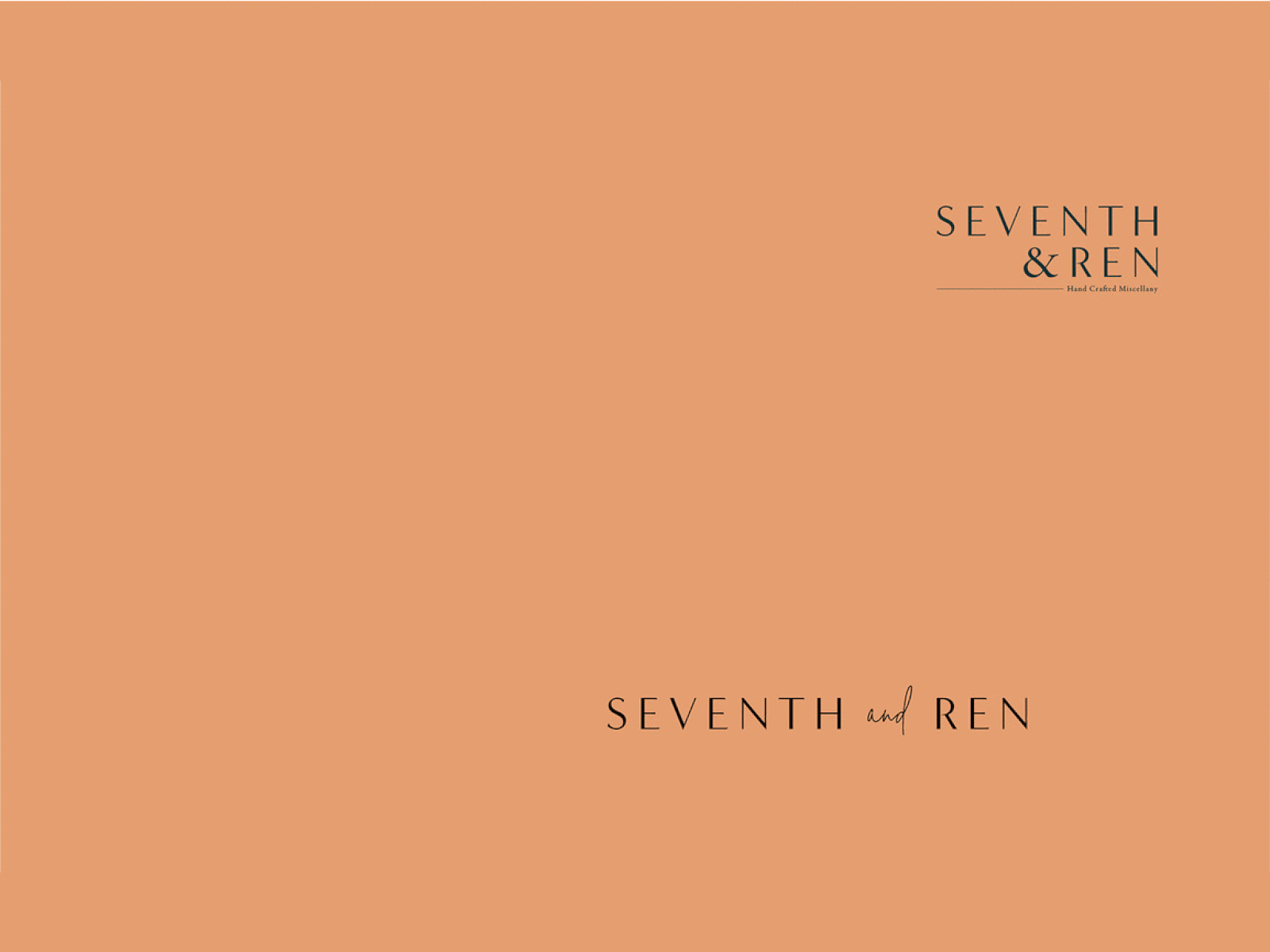 Seventh & Ren | Branding branding branding design company logo greeting cards icon illustration logo minimal typography