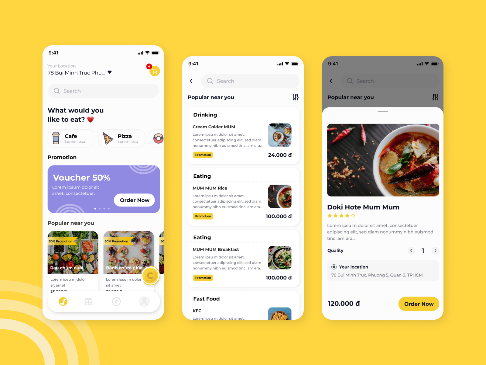 Food Delivery App 😝 By Huy Pham On Dribbble