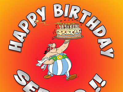 Obelix Birthday By Yann Olf Actions Com On Dribbble