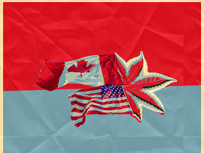 Cannabis USA Canada - Illustration for professionnal article