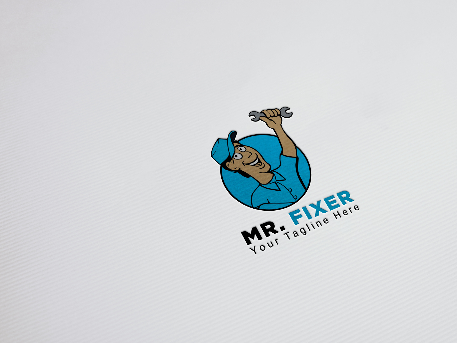 Logo Design Mr fixer by Mominur Rahaman on Dribbble