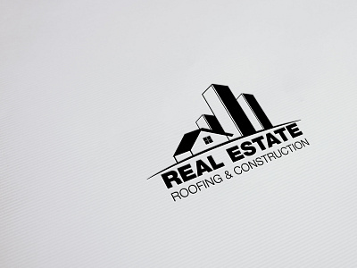 Real Estate company building type logo design