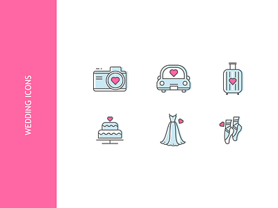 Wedding Icon Set