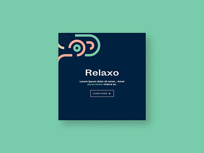 Relaxo, an imaginary app about meditation branding design graphic design logo minimal