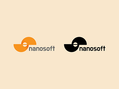 nanosoft logo design icon illustrator logo vector