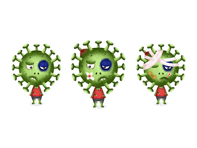 Corona virus monster vectors illustration. 2019 ncov care cartoon character clinic corona corona virus coronavirus covid 19 crazy danger doctor doctors earth epidemic fight flu health health care hospital