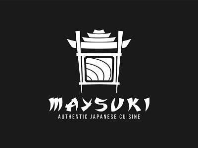 MAYSUKI branding design food illustration illustrator indonesia designer inspiration japanese food logo logodesign logomaker