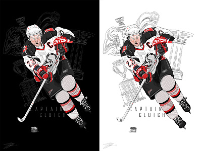 Chris Drury buffalo buffalosabres captainclutch christopherdrury hockey illustration sports