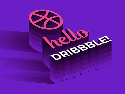 Hello Dribbble. Wind is here! debut design dribbble hellodribbble illustration lettering logo logo design start dribbble ukraine wind winddesingua