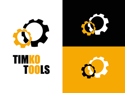 Timko tools. Logo branding clear design gear hardware icon icon design logo logo design simple store tools ua uk ukraine usa wind winddesignua
