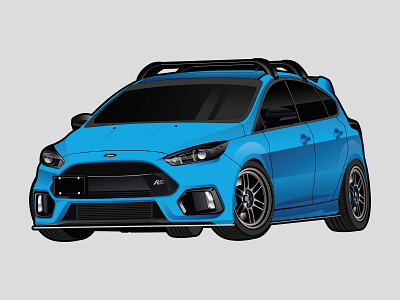 Ford Focus RS Illustration