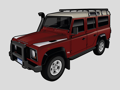 Land Rover Defender Illustration