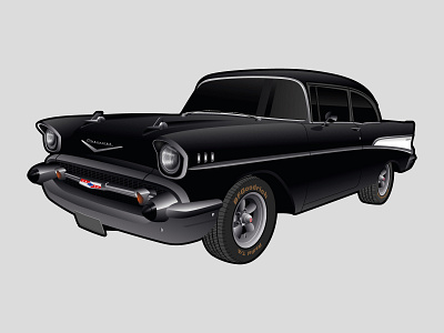 Chevrolet Bel Air Illustration