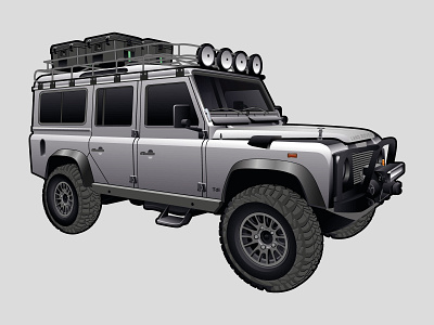 Land Rover Defender Illustration