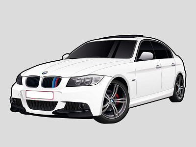 BMW 3 Series Illustration