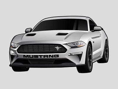 Ford Mustang Illustration