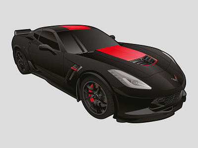 Chevrolet Corvette Z06 Illustration