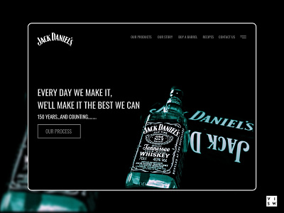 jack daniels alcohol alcohol branding alcohol packaging app branding design jack daniels ui web website website concept whiskey whiskey and branding whiskey label