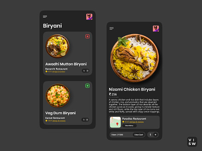 Food and Reataurant App biryani food and drink food app restaurant app