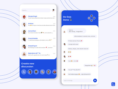 Group discussion app design chat chat app chatting discussion group group chat