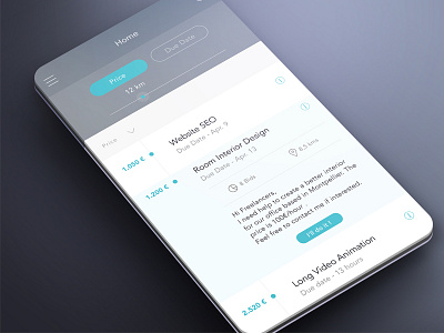 Minimal Freelance App