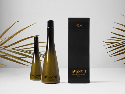 Avanoh - Premium oil packaging branding cosmetics minimal packaging premium
