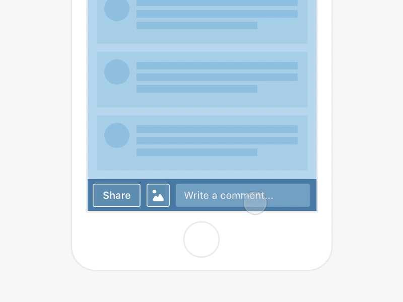 Drawer Interaction comments drawer flow mobile select ux wireframe