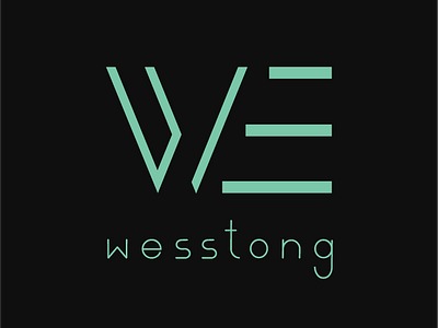 Logo Wesstong black branding company green logo