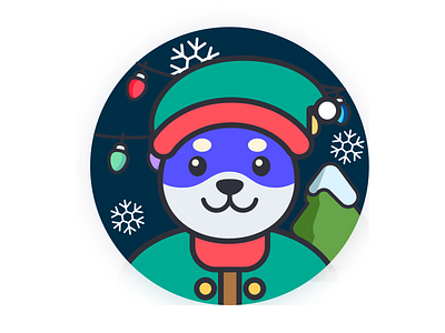 Merry Christmas from Platforme's Mascot! animation branding design illustration mascot character ui