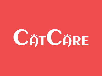 CatCare branding design illustration logo minimal